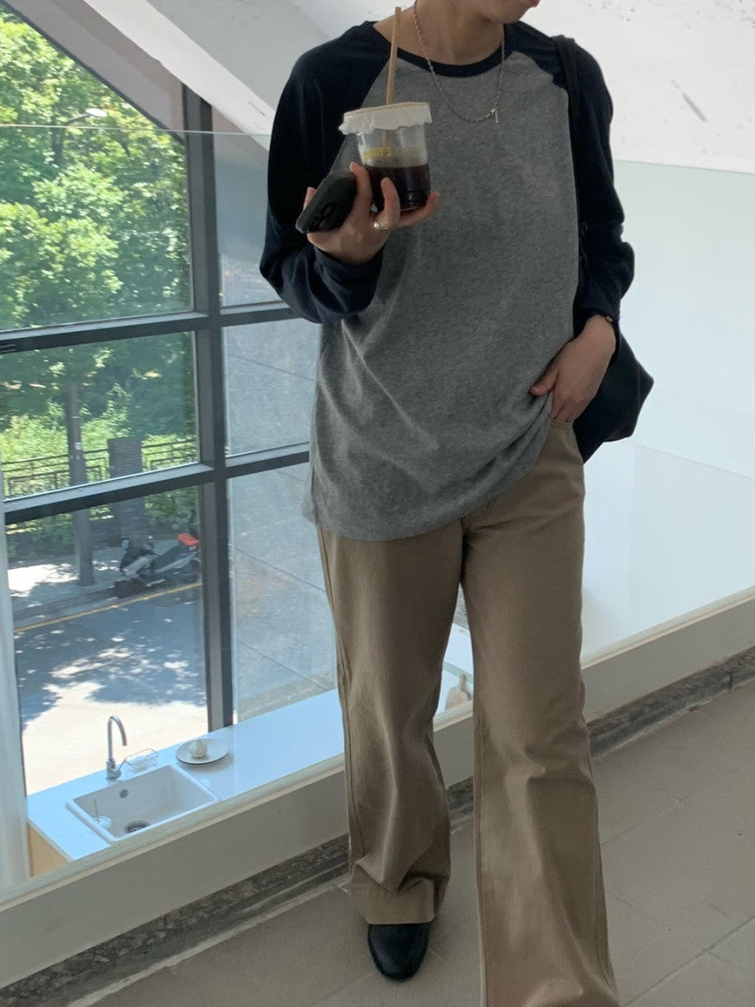 Milo Raglan Tee (2 Color)
