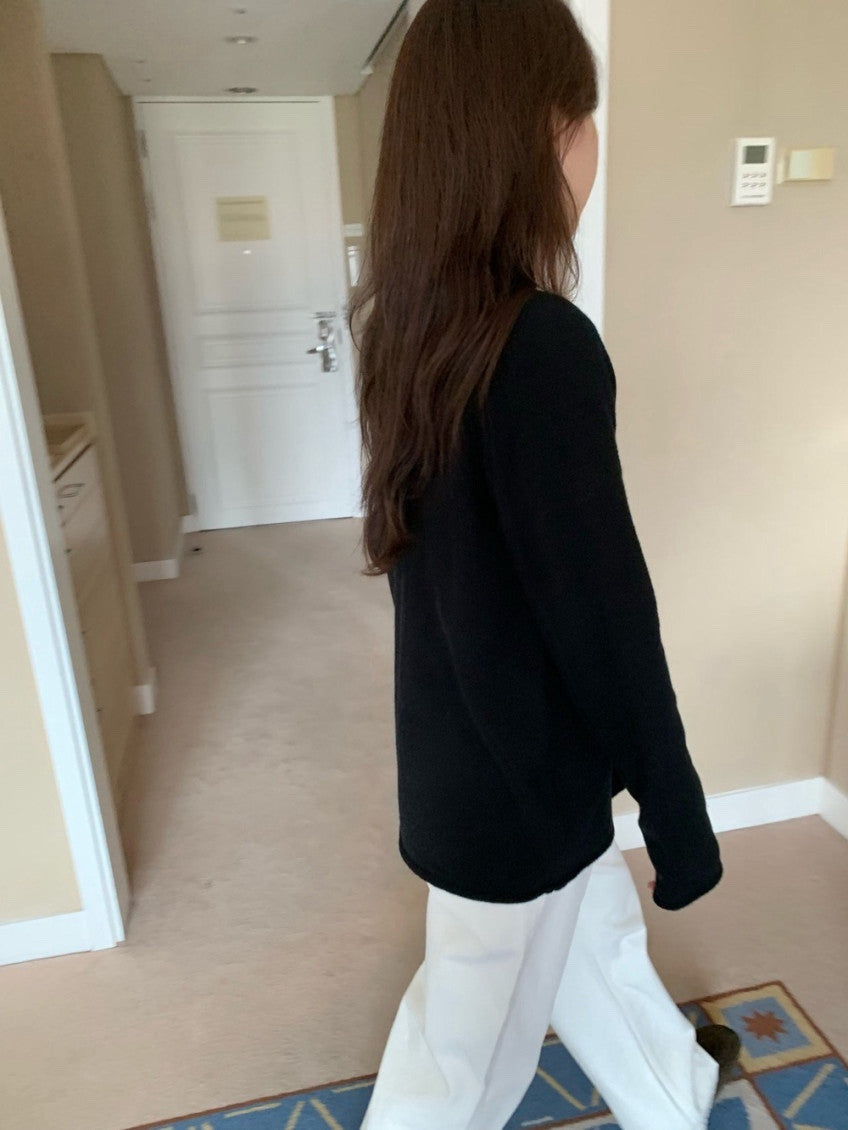 Elin V-Neck Cashmere Knit(3 Color)