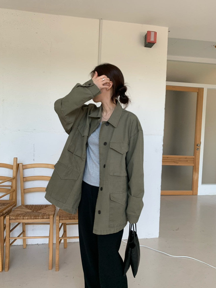 Marlow Washed Field Jacket (2 Color)