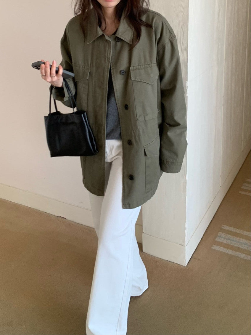 Marlow Washed Field Jacket (2 Color)