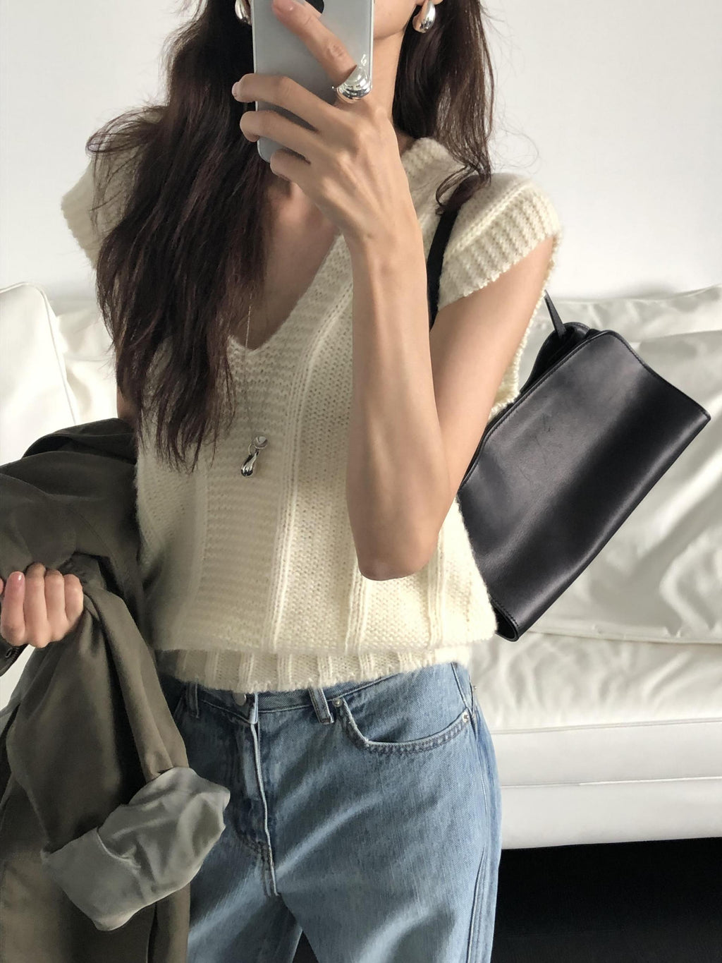 Maren Wool Cable-Knit Vest [PRE-ORDER: SHIPS IN 2 WEEKS]