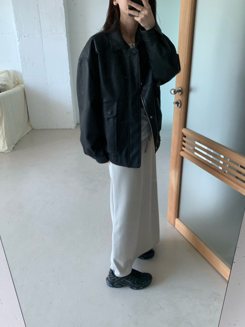 Romy Vintage Vegan Leather Jacket