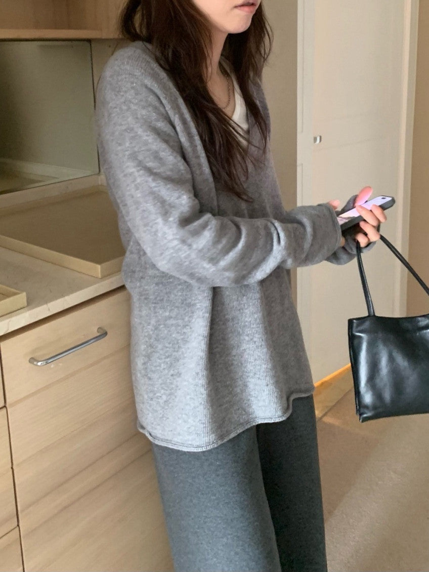 Elin V-Neck Cashmere Knit(3 Color)