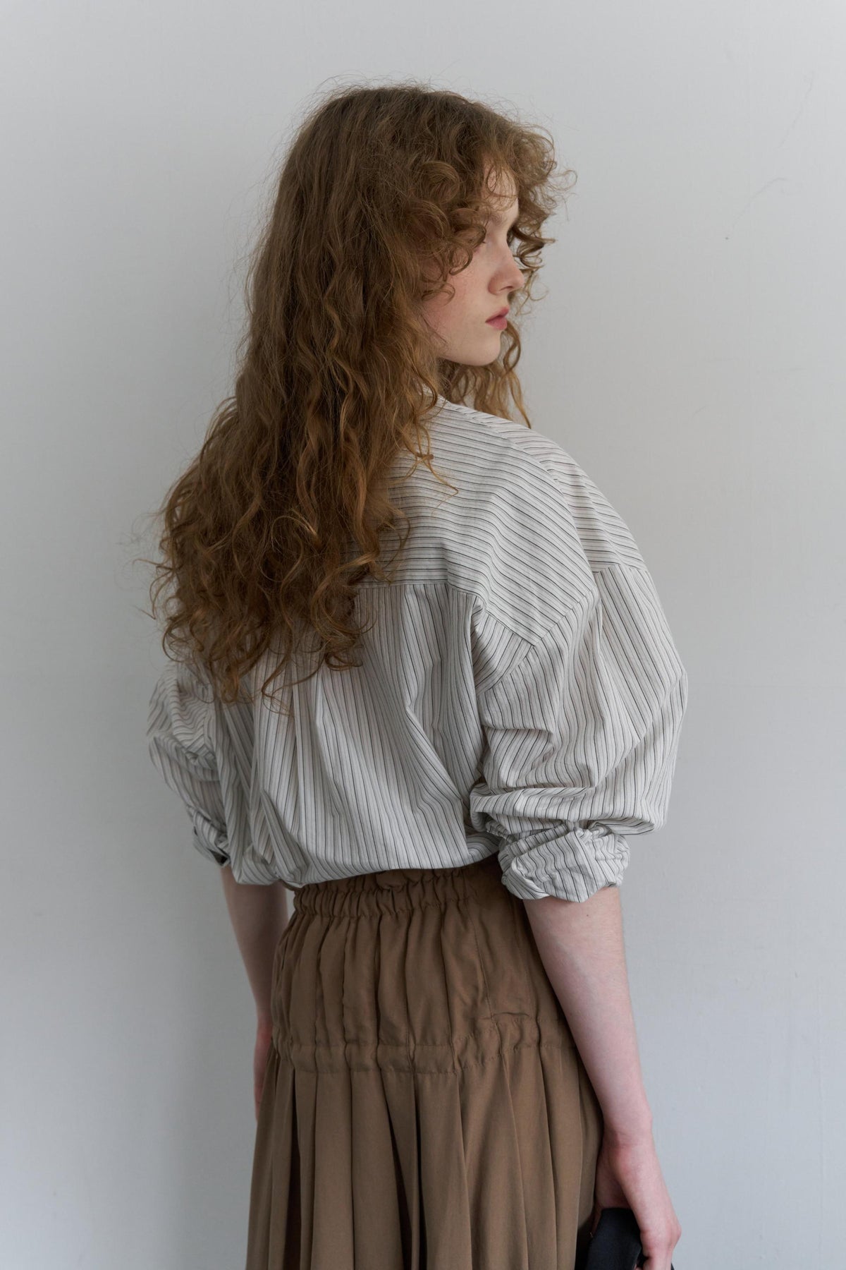 Lena Stripe Shirt (2Color) [PRE-ORDER: SHIPS IN 2 WEEKS]