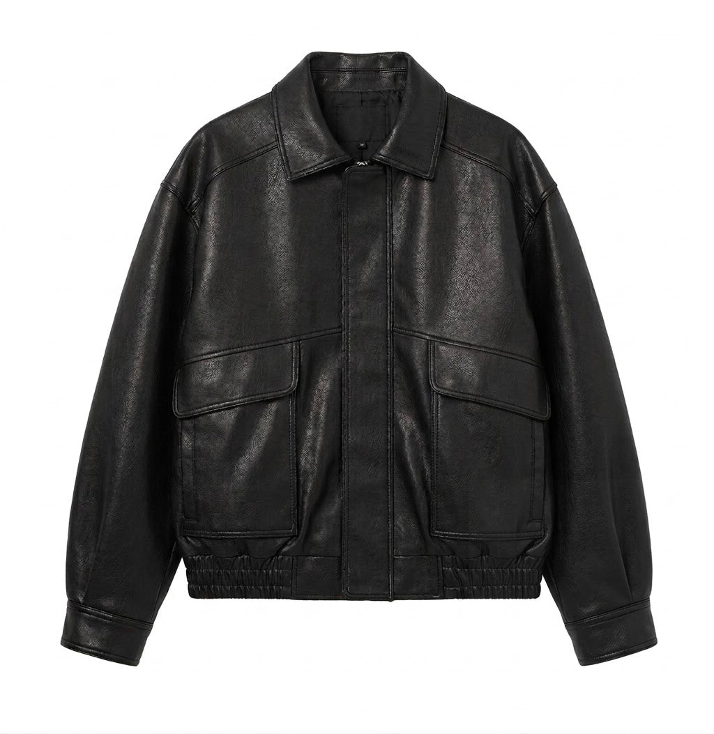 Romy Vintage Vegan Leather Jacket