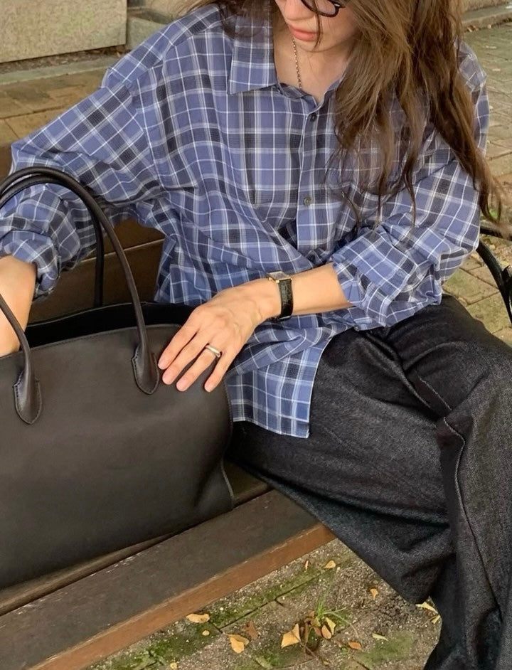 Mellow Check Shirt (Blue)