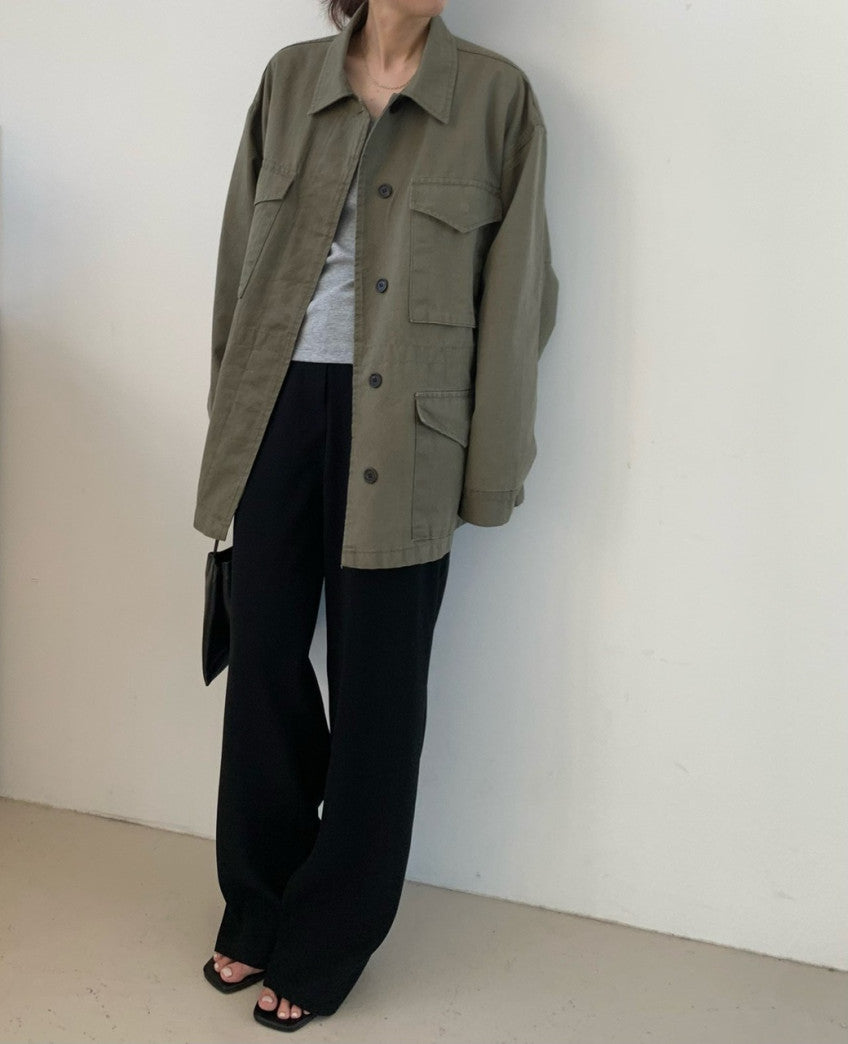 Marlow Washed Field Jacket (2 Color)