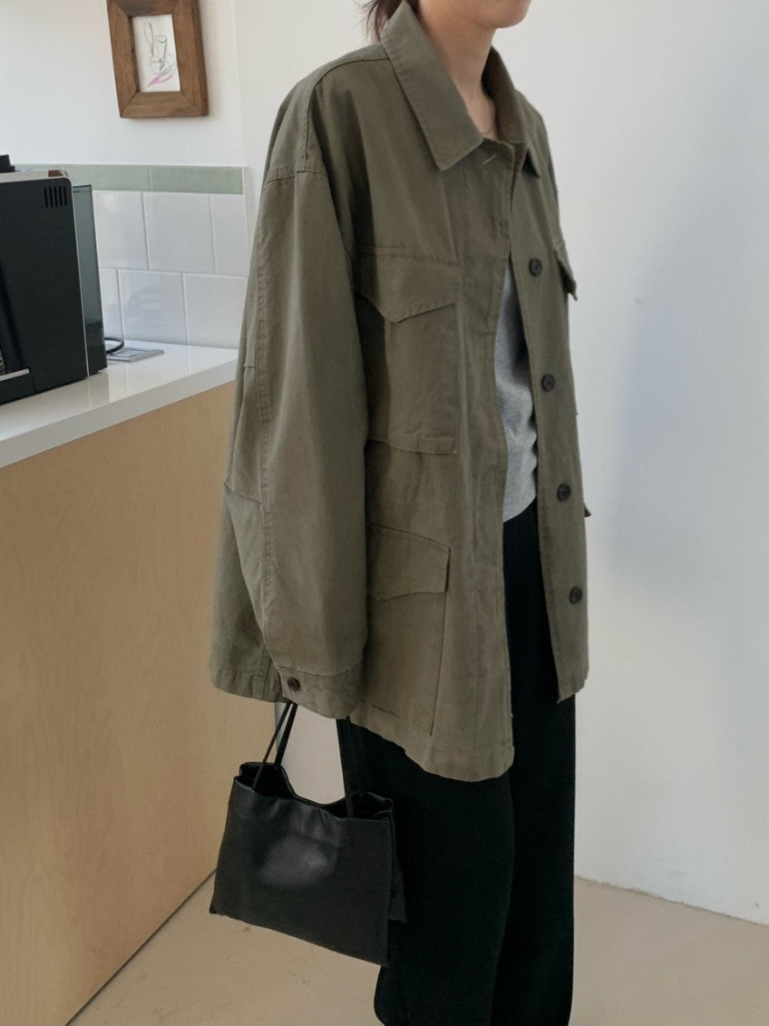 Marlow Washed Field Jacket (2 Color)