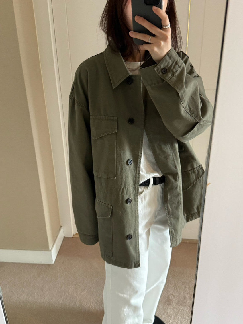 Marlow Washed Field Jacket (2 Color)