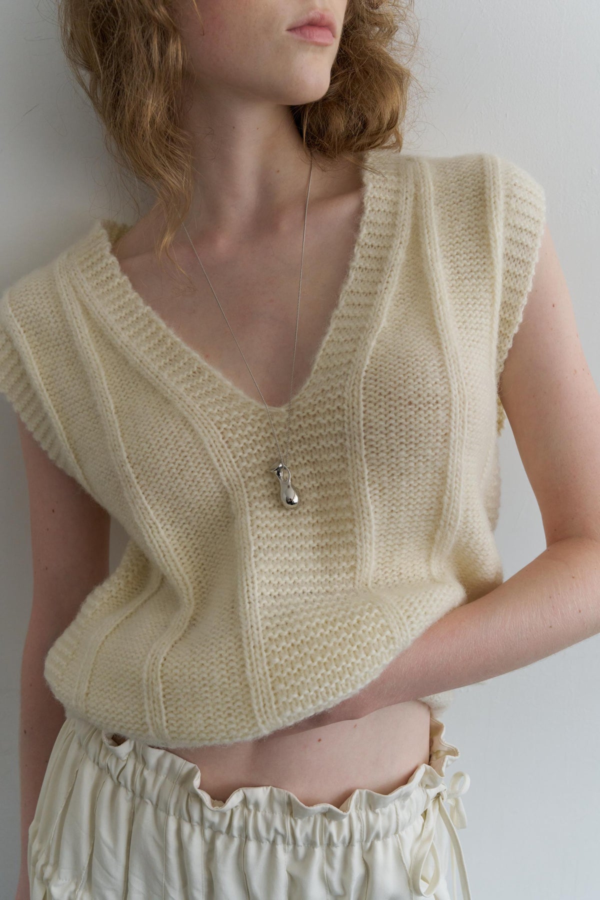 Maren Wool Cable-Knit Vest [PRE-ORDER: SHIPS IN 2 WEEKS]
