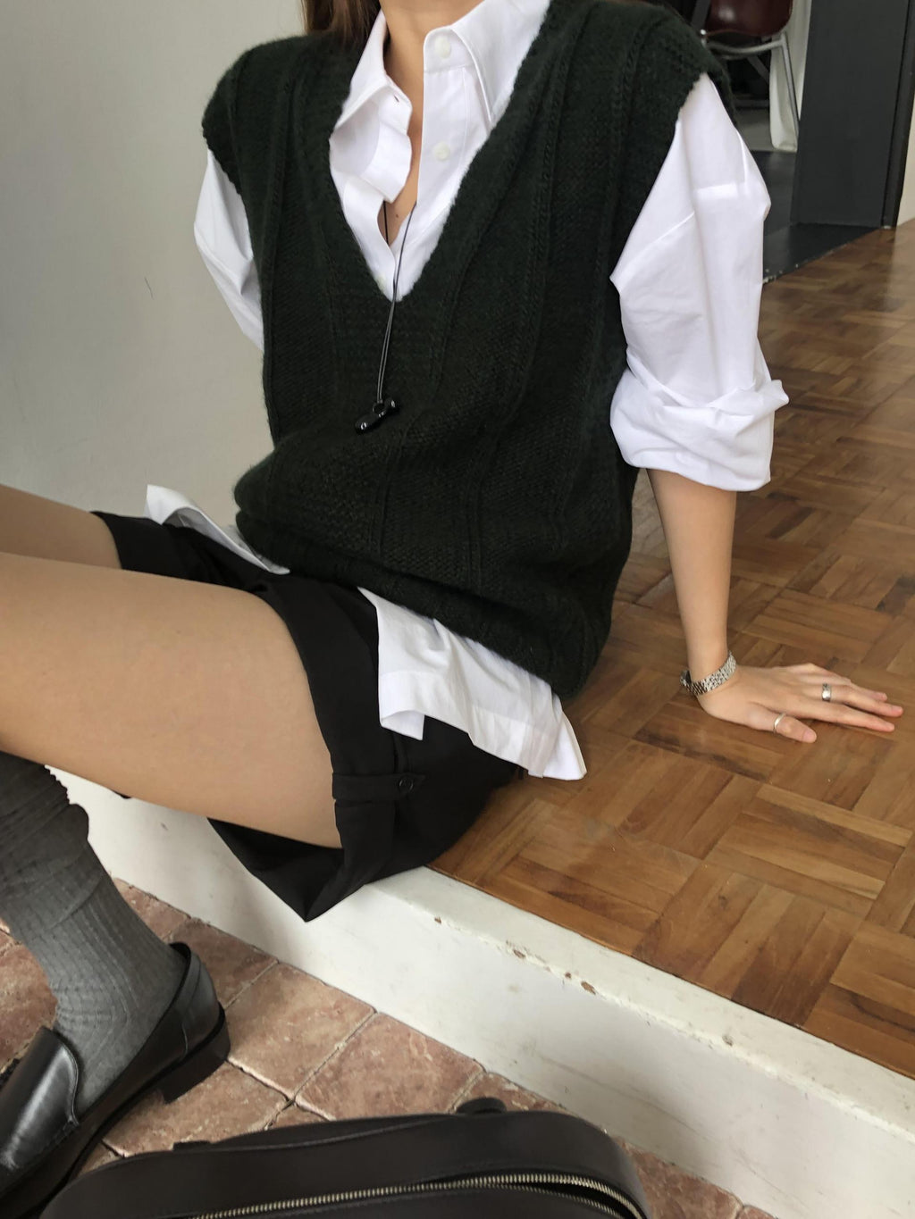 Maren Wool Cable-Knit Vest [PRE-ORDER: SHIPS IN 2 WEEKS]