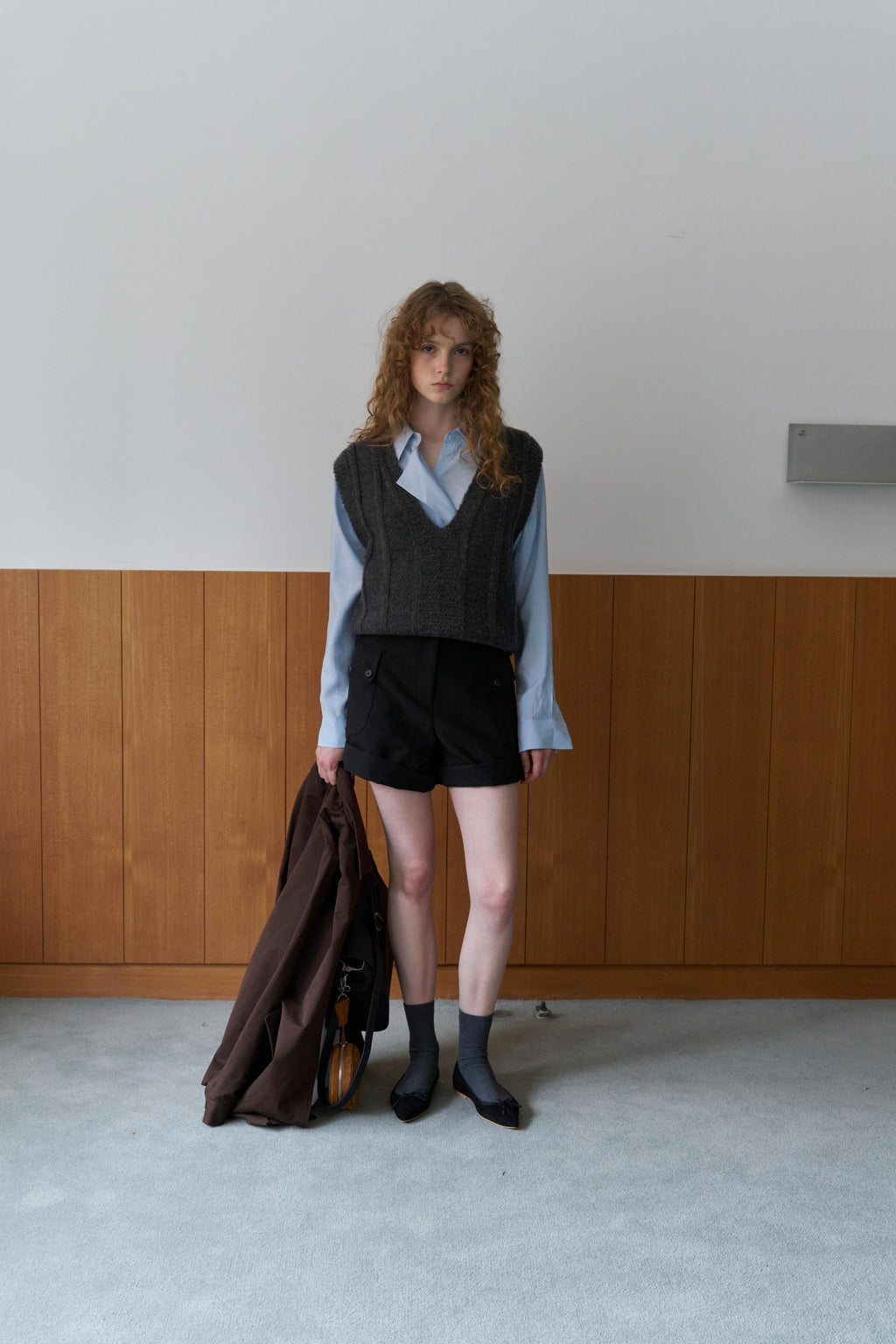 Maren Wool Cable-Knit Vest [PRE-ORDER: SHIPS IN 2 WEEKS]