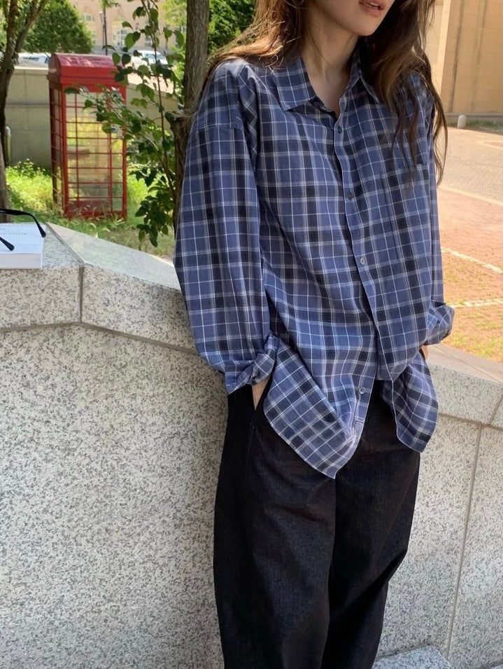 Mellow Check Shirt (Blue)