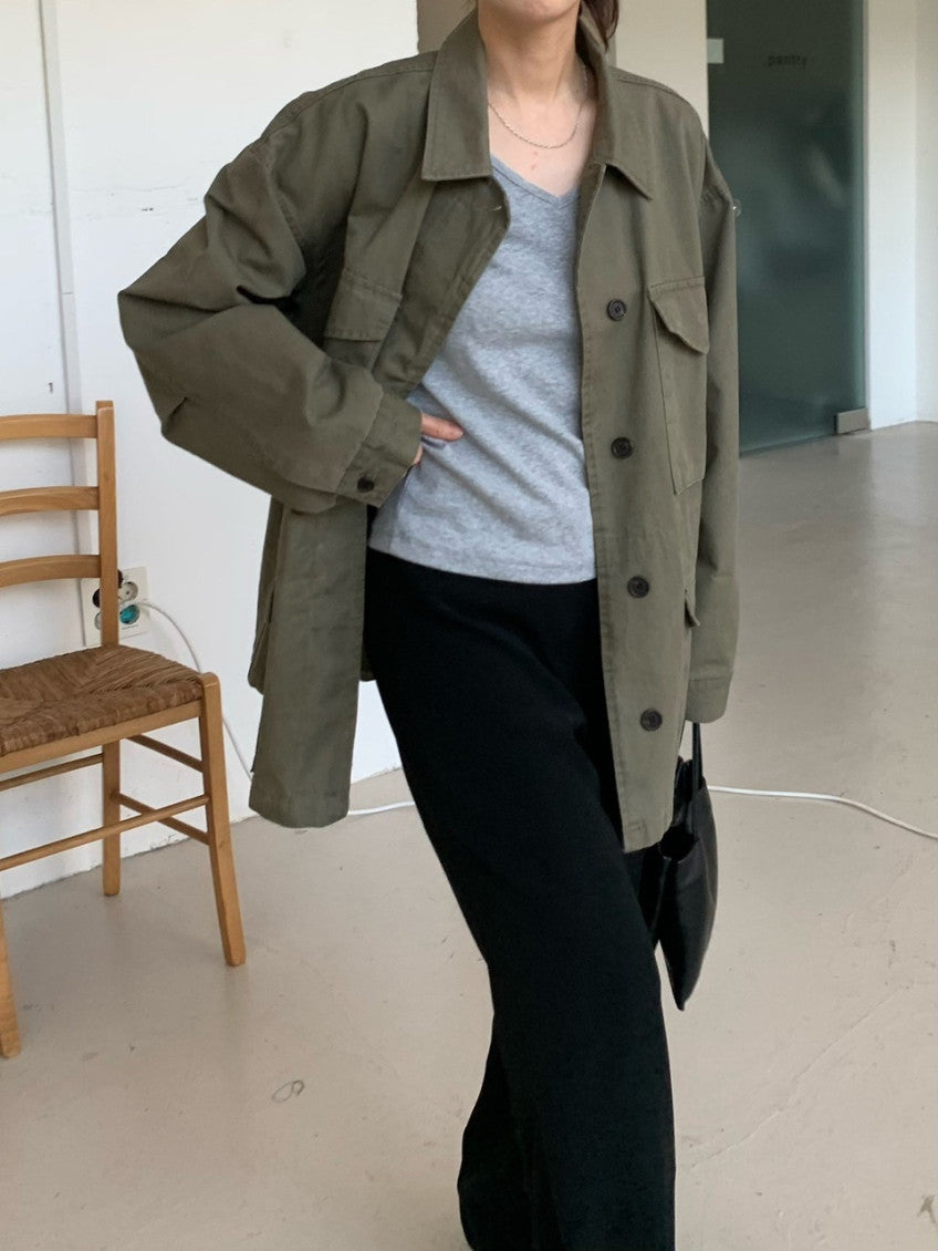 Marlow Washed Field Jacket (2 Color)
