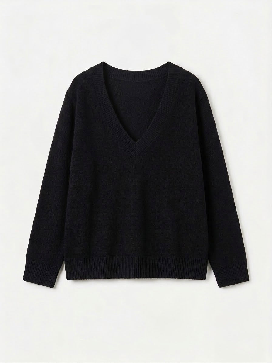 Elin V-Neck Cashmere Knit(3 Color)